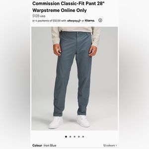 Lululemon Commission Classic Pant